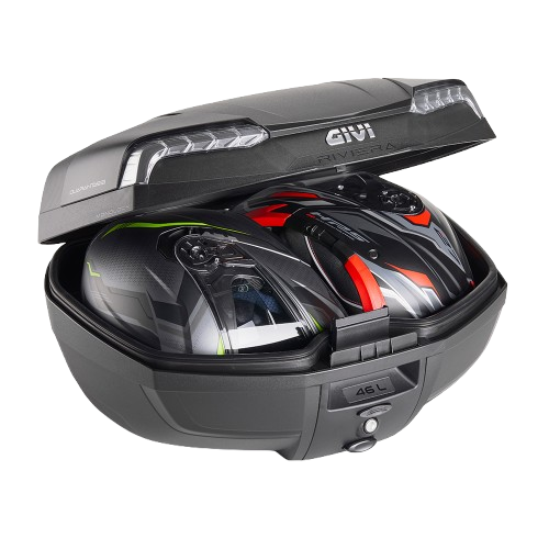Monolock Top Box 46Ltr Riviera Black -Givi