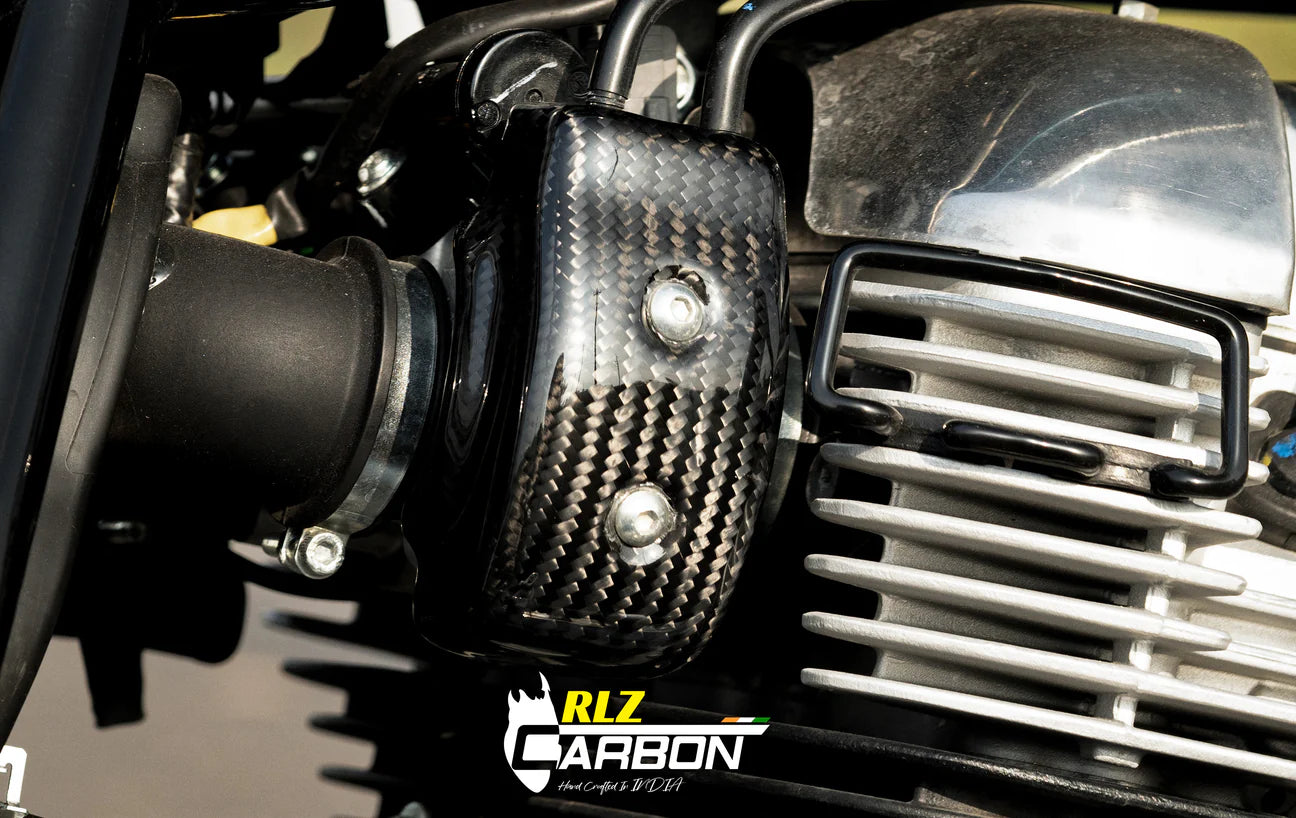Carbon Fiber Manifold Covers for RE Interceptor 650 - RLZ Carbon