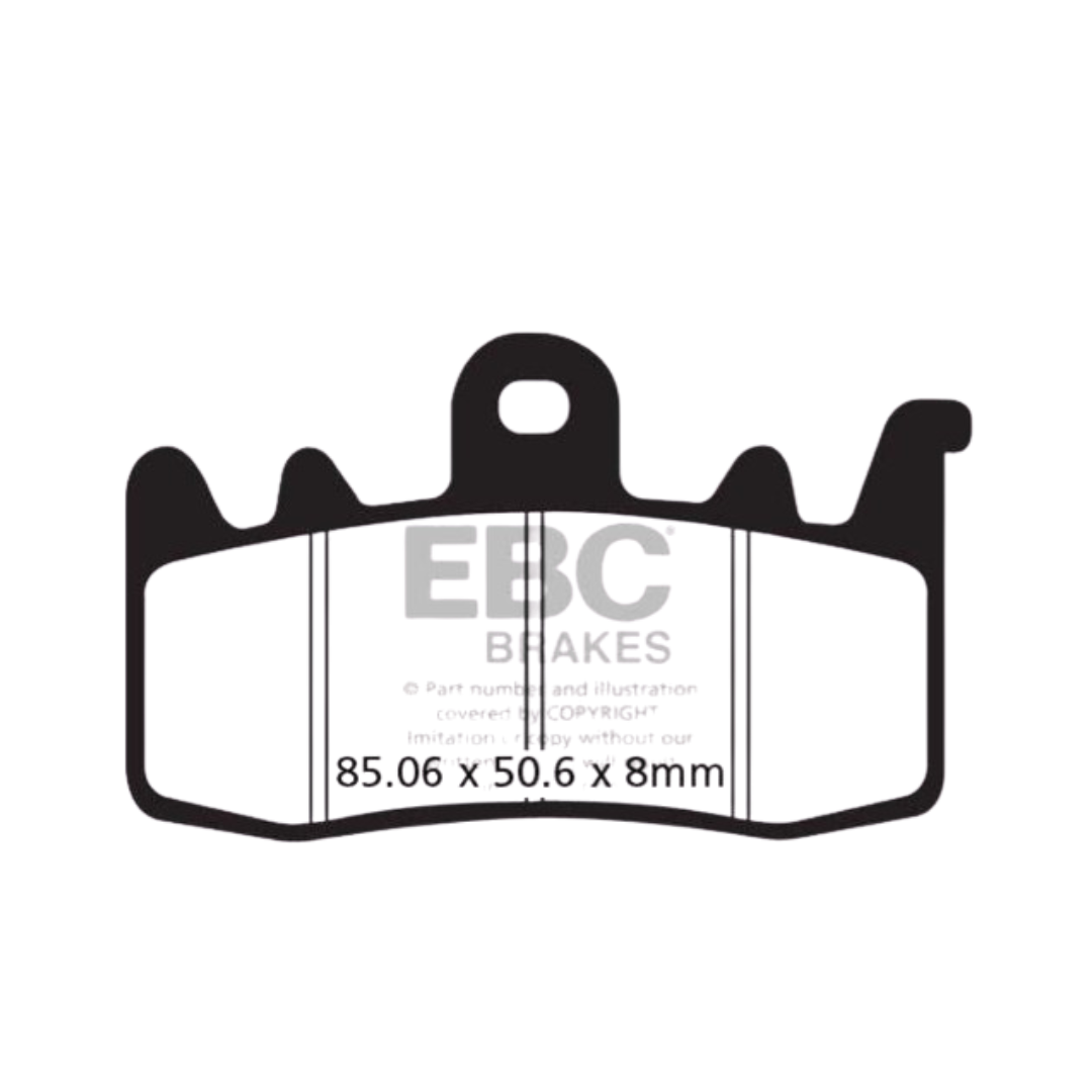 FA630HH ಸಂಪೂರ್ಣವಾಗಿ ಸಿಂಟರ್ ಮಾಡಿದ ಬ್ರೇಕ್ ಪ್ಯಾಡ್ಗಳು - EBC ಬ್ರೇಕ್ಗಳು