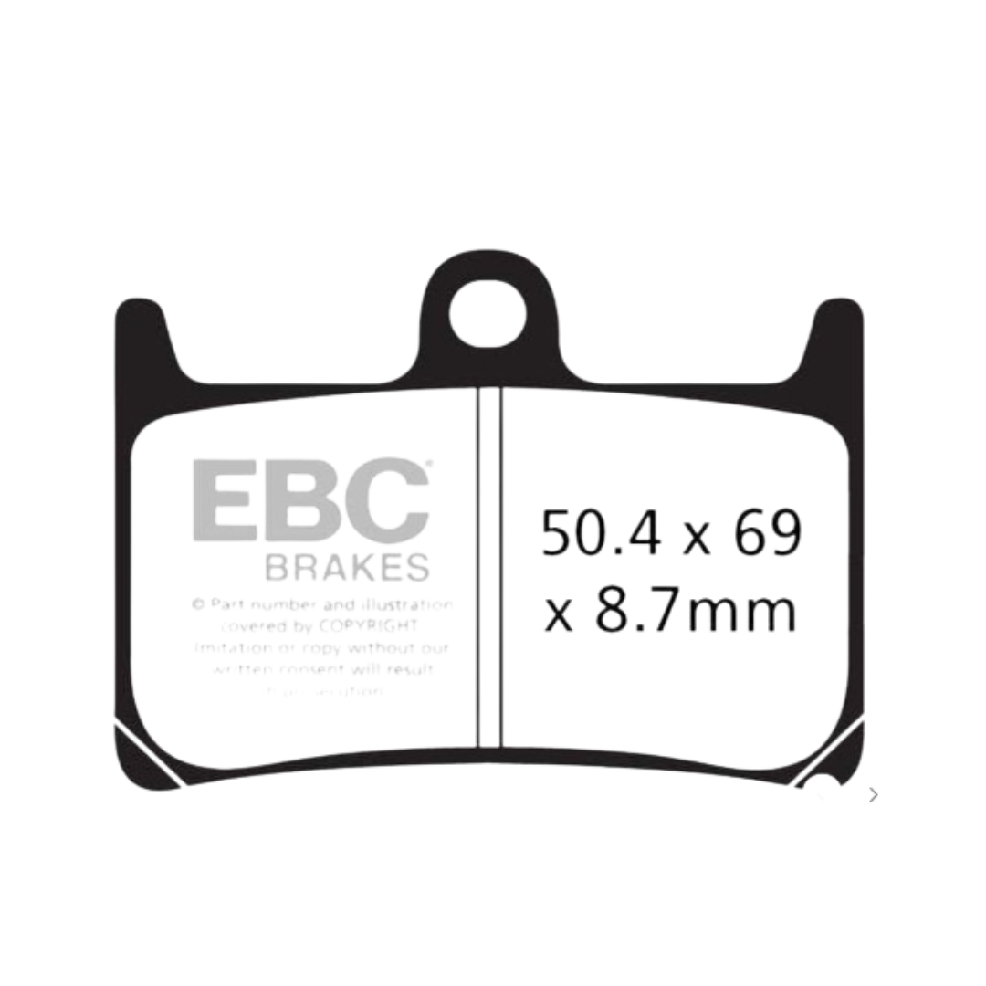 Fully Sintered Front Brake Pads - EBC Brakes
