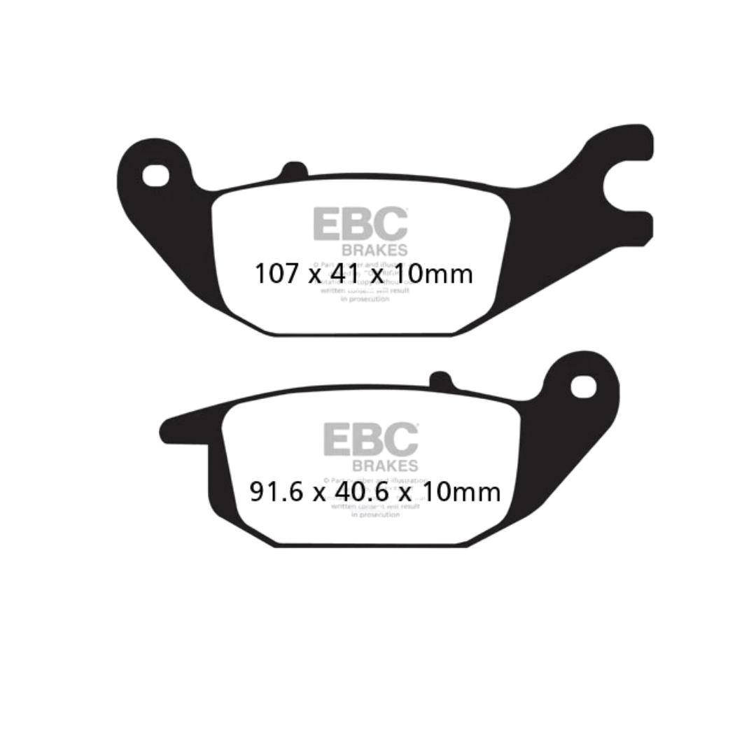 ಬ್ರೇಕ್ಗಳು - SFA343 ಸಾವಯವ - EBC (ಹಿಂಭಾಗ)