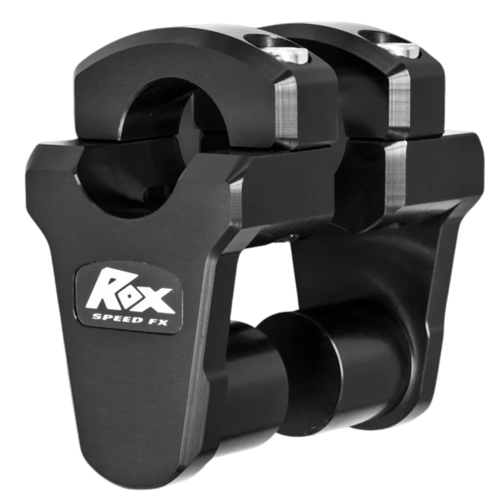 Pivoting Handlebar Risers - 51mm Rise, 28.5mm Handlebar - RoxSpeedFX