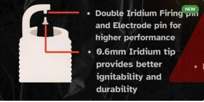 Double Iridium Spark Plugs-N-Gage