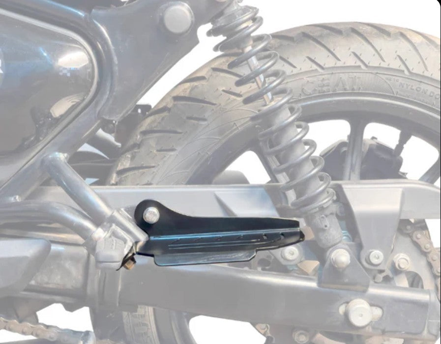 Footrest Extender Black For Royal Enfield Hunter 350-Auto Engina