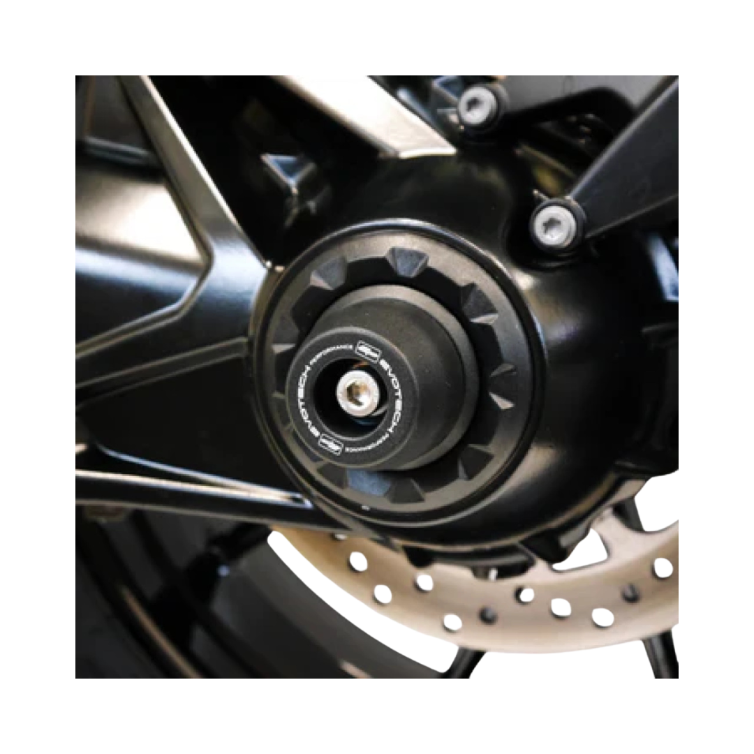Triple Black Rear Spindle Bobbins For BMW R1300GS-Evotech Performance