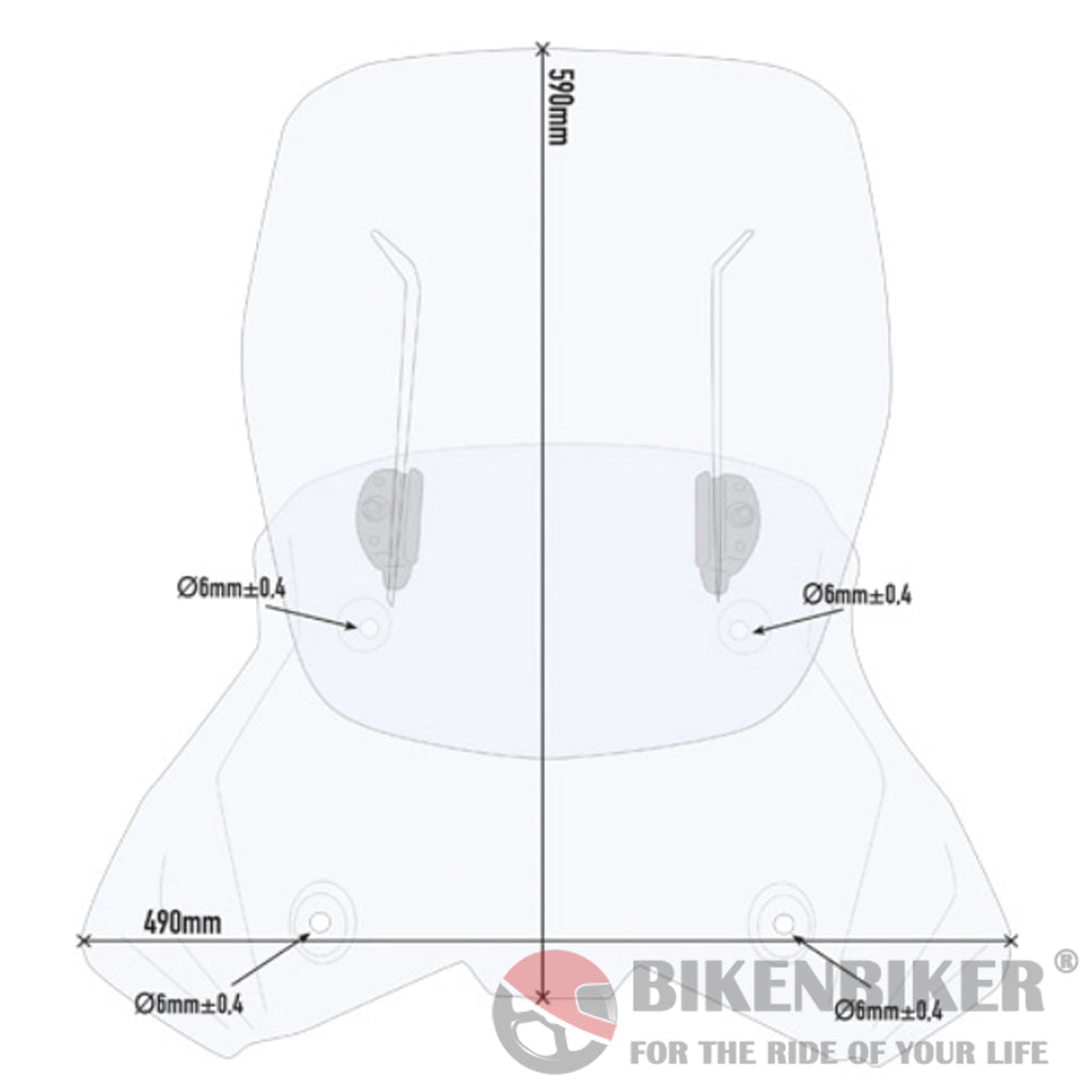 Airflow Windscreen For Ktm 390 Adventure - Givi