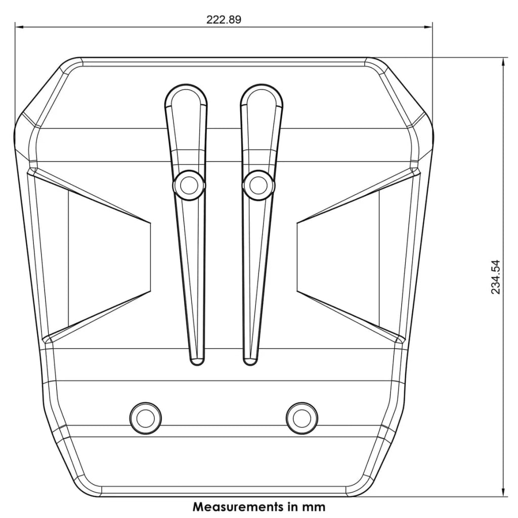 Bmw F900 R/Xr Protection - Splash Guard Pyramid Plastics
