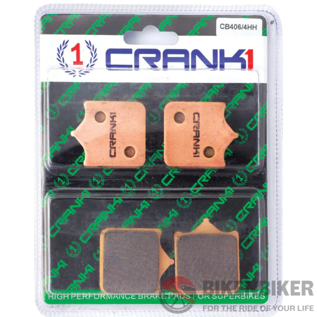 EBC Brakes FA423/4HH Disc Brake Pad Set - High Performance Red Brake Pads