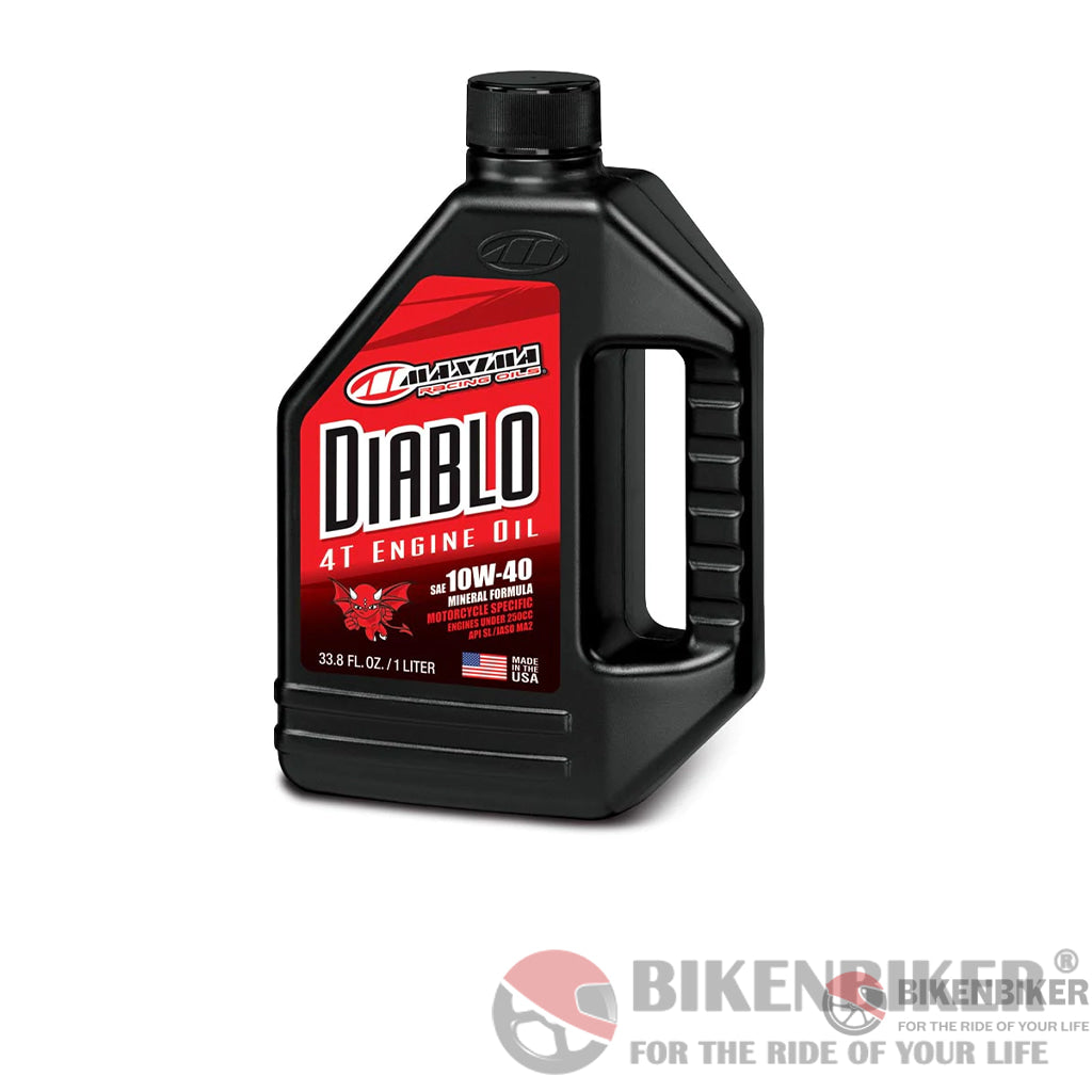 Diablo 4S Mineral - 10W40 Scooter Oil Maxima Oils Engine