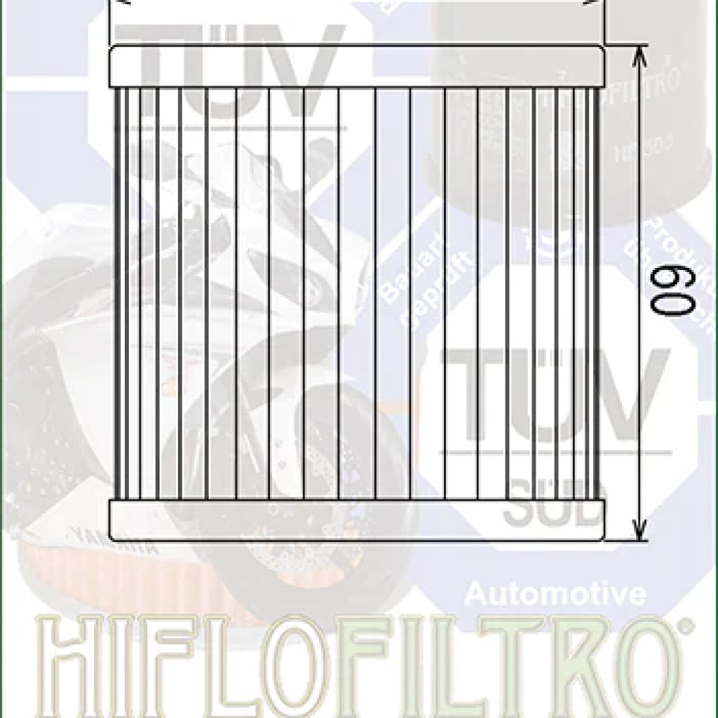 Hyosung Oil Filter - Hi Flo