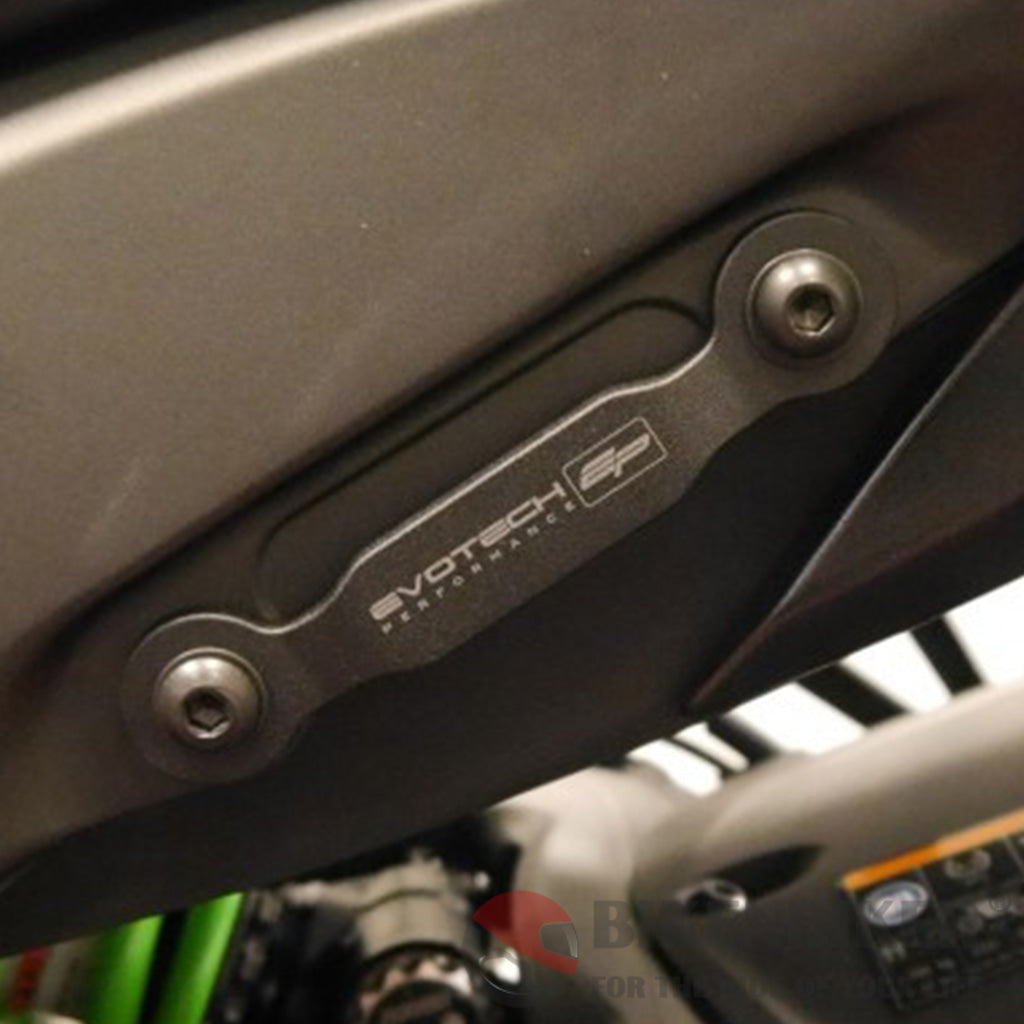 Kawasaki Ninja Zx10R Footrest Blanking Plate 2016+ Evotech Performance Protection