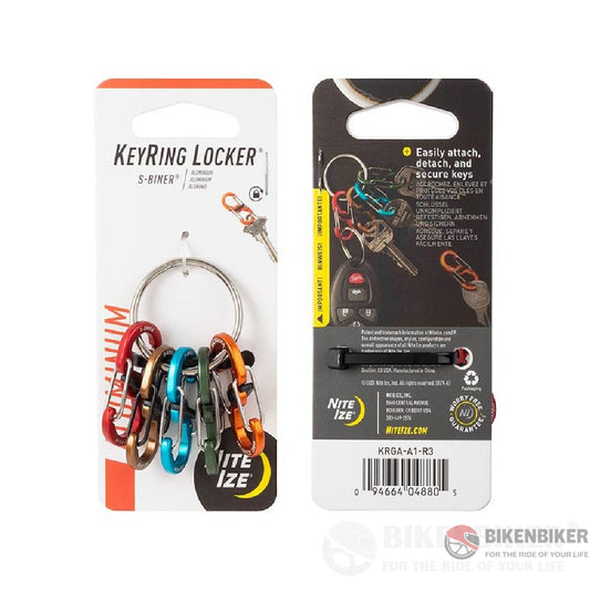 Keyring Locker™ S-Biner® Aluminium - Nite Ize Tools