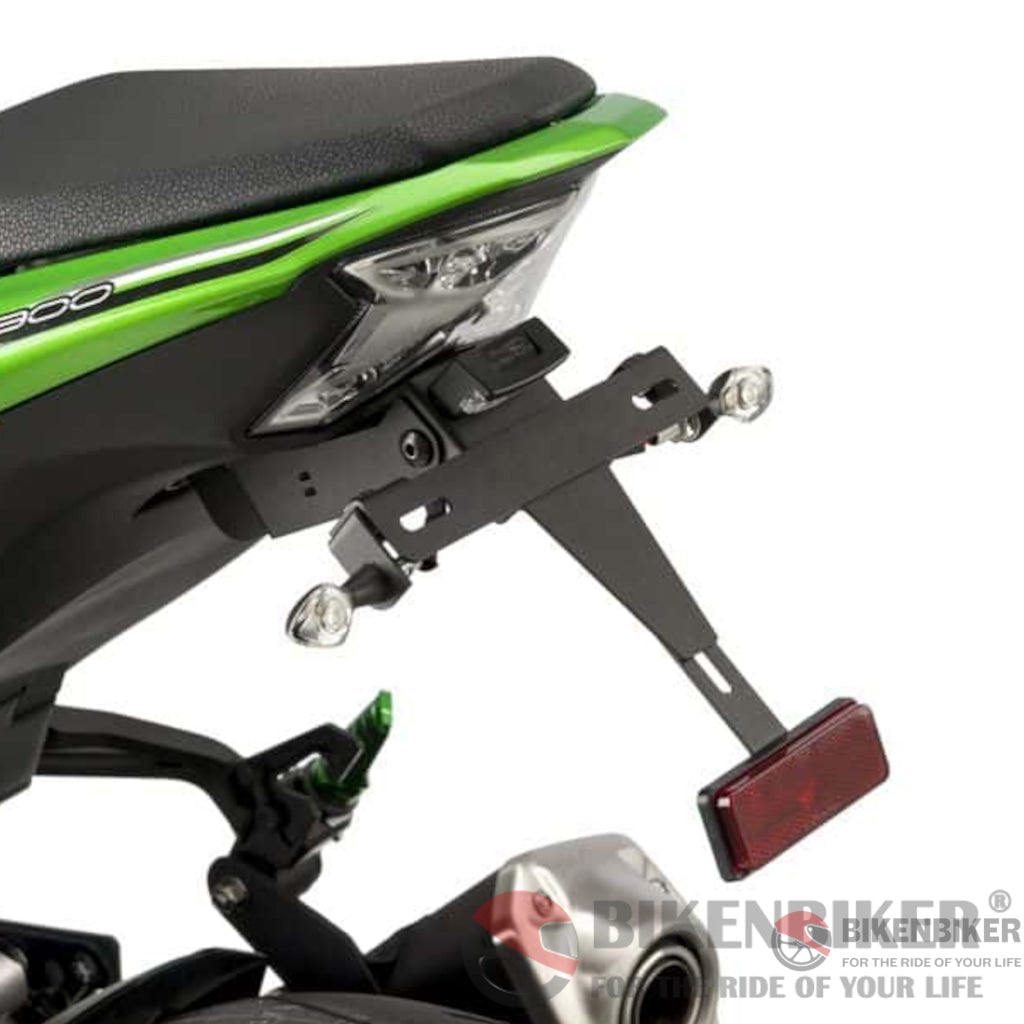 License Plate Holder For Kawasaki Z900 2013-Puig Vehicle Frames