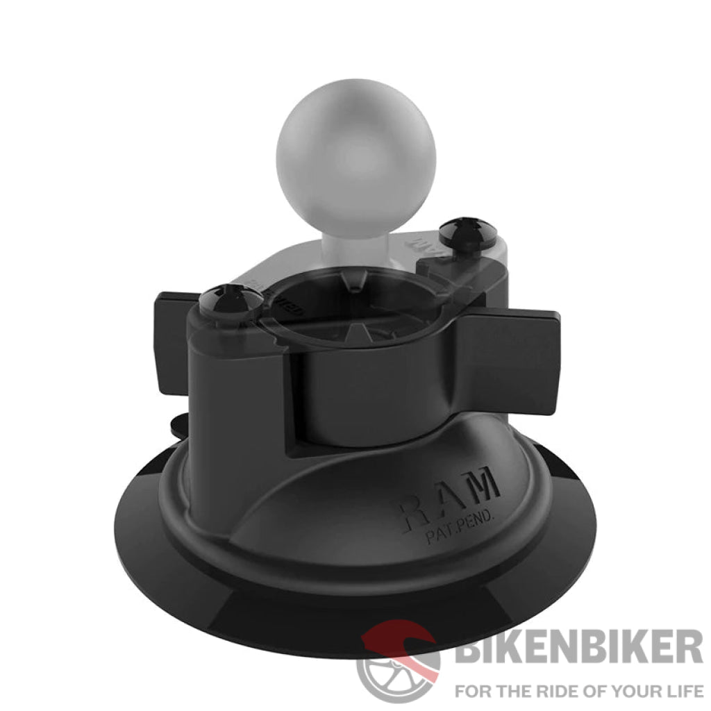 Ram Mounts Twist-Lock Suction Cup Base 3.3 Dia Ram Accessory