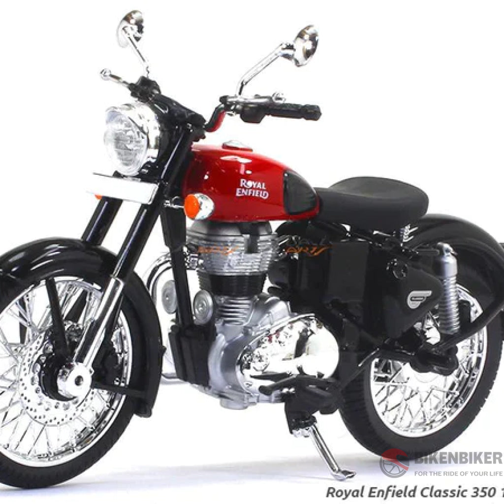 Royal Enfield Classic 350 1:12 Scale Model Red - Maisto Collectibles