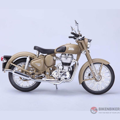 Royal Enfield Classic 500 Desert Storm 1:12 Scale Model - Maisto Collectibles