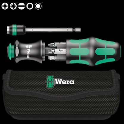 Screwdriver Set - Assorted Portable Soft Case Wera Tools No. 20