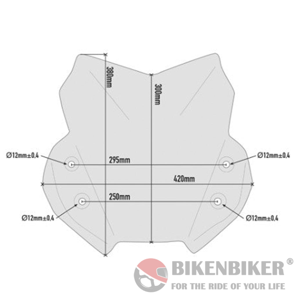 Short Windscreen - Suzuki Vstrom 650 Givi