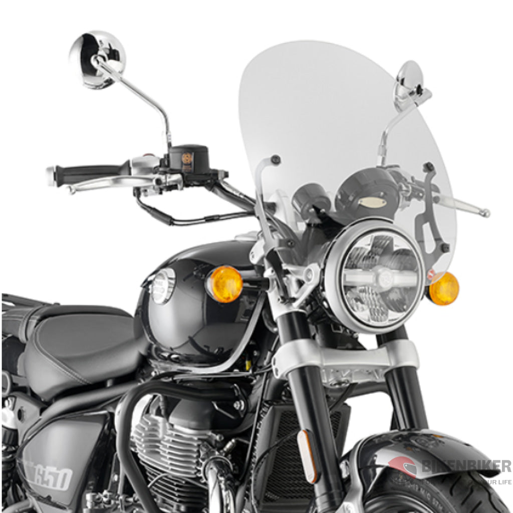 Specific Transparent Windscreen for RE Super Meteor 650 Givi