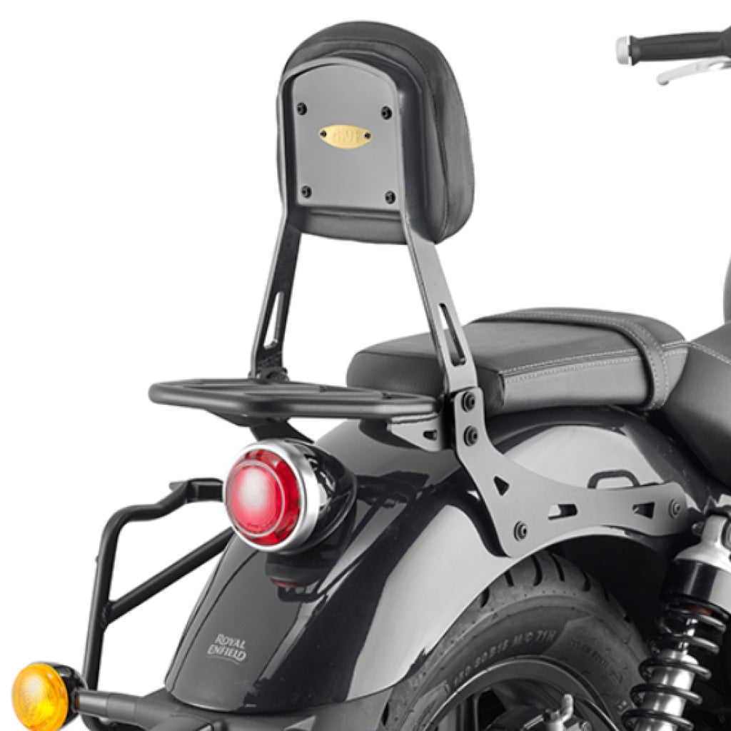 Top Rack And Backrest For Re Super Meteor 650 - Givi