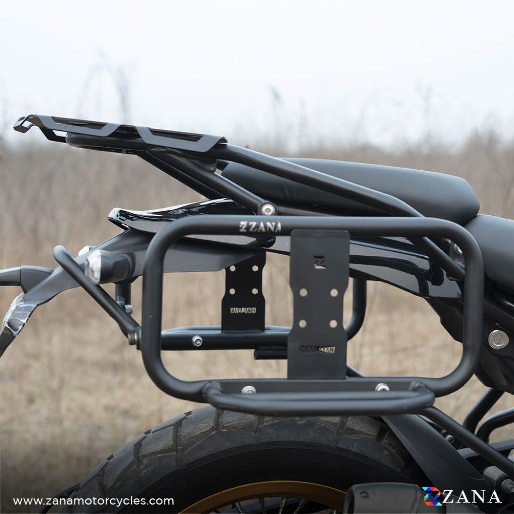 Top Rack With Plate Black Mid Steel For Himalayan 452 Ms Zi-8432