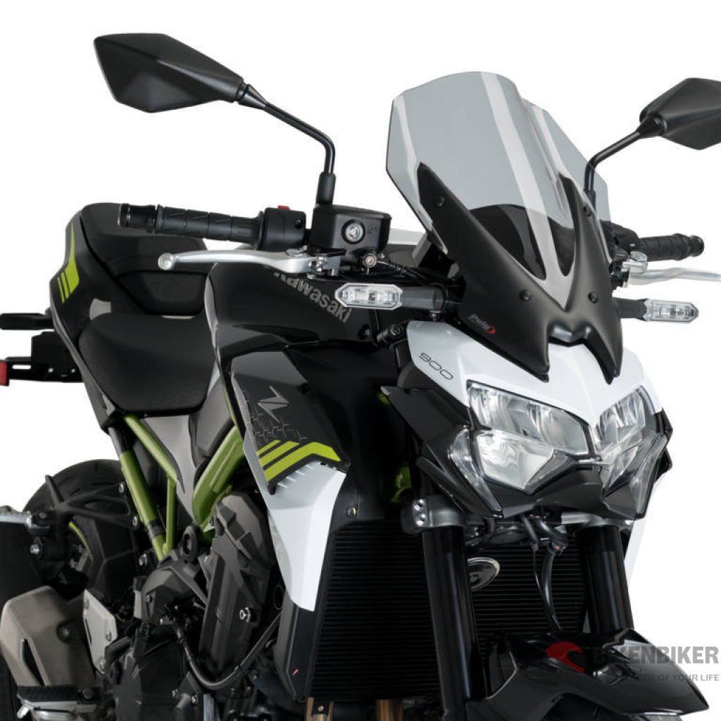 Touring Screen For Kawasaki Z 900 (2020) - Puig Smoked Windscreen