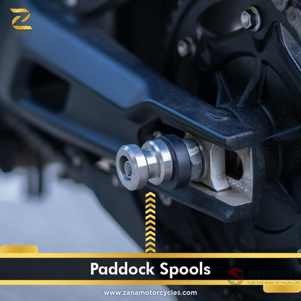 Triumph Tiger 850 Utility ZPro SS304 Paddock Spools Zana Bikenbiker