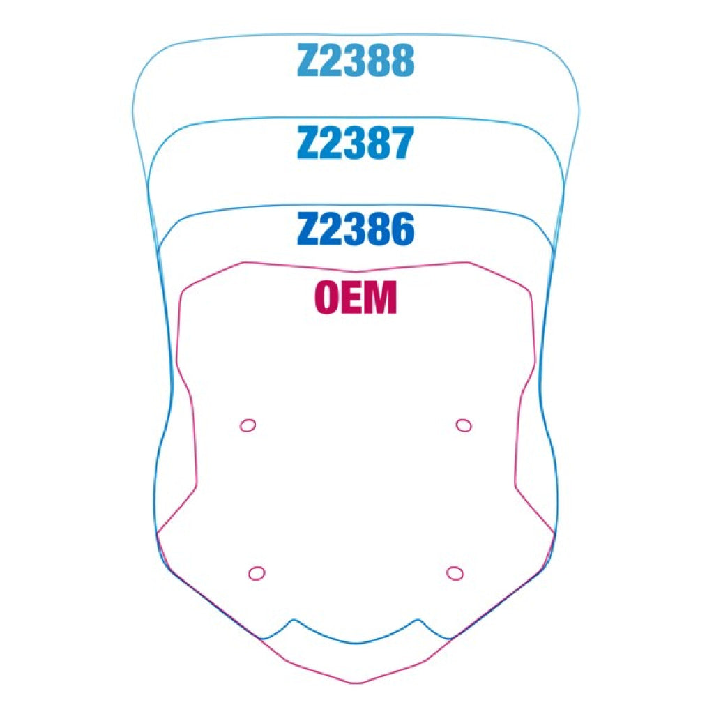 Vstream Sport/Touring Replacement Screen ’Dark Tint’ For Bmw F900Xr - National Cycles Windscreen
