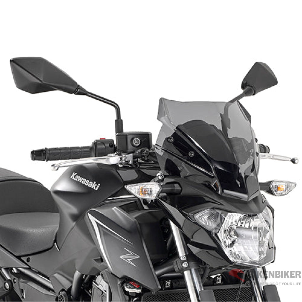 Windscreen For Kawaski Z650 (Smoked) - Givi Windscreen