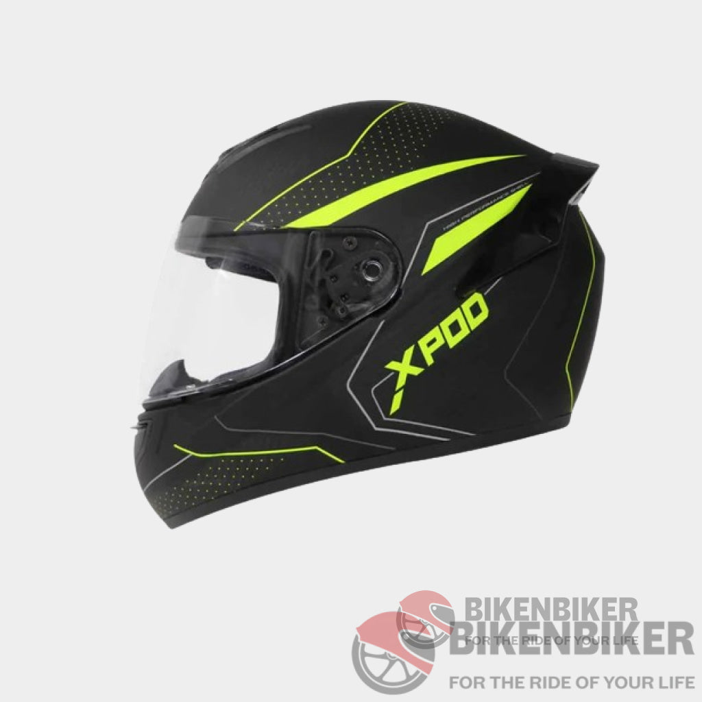 Xpod Aerodynamic Helmet For Men - Tvs