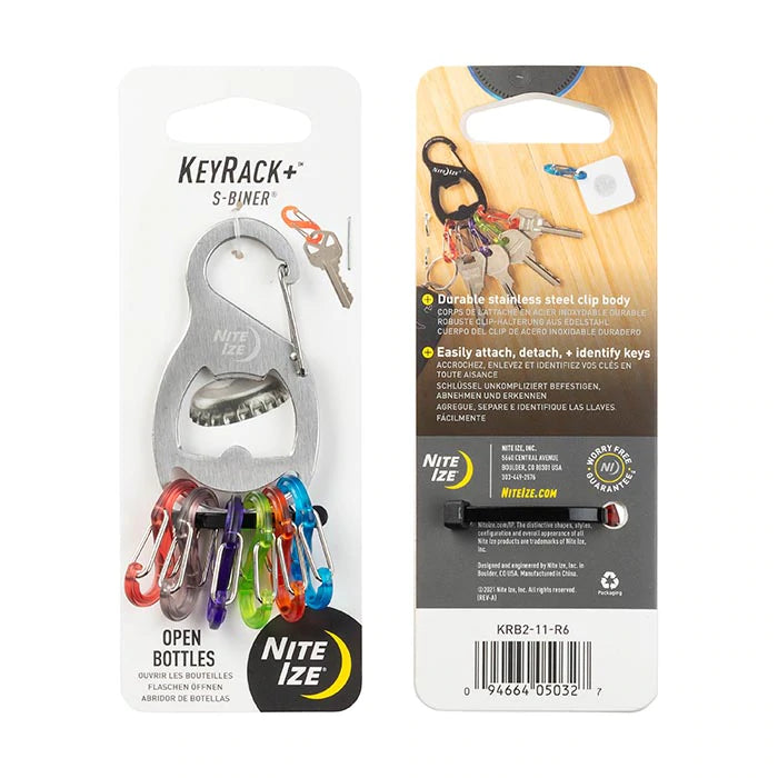 Keyrack With Plastic S-Biners - nite Ize