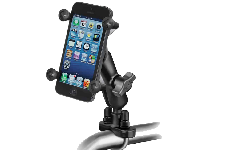 Quad Lock Motorcycle Fork Stem Mount for iPhone and Samsung Galaxy Phones