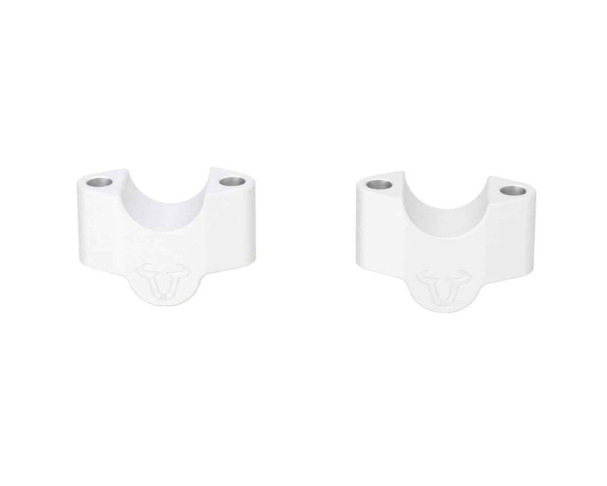 SW-Motech 30mm Handlebar Risers for Triumph Tiger 900 GT / Rally Pro – Silver
