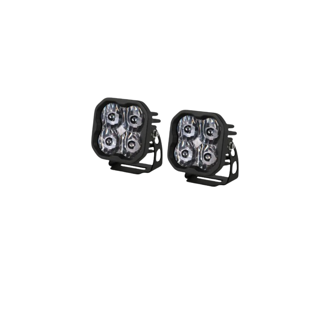 White Sport Backlit Led Stage Series 3" Pod (pair) Light - Diode Dynamics