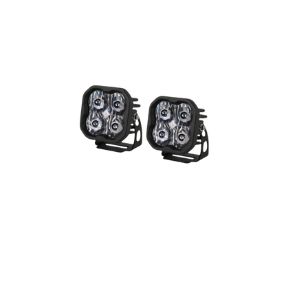 White Sport Backlit Led Stage Series 3" Pod (pair) Light - Diode Dynamics