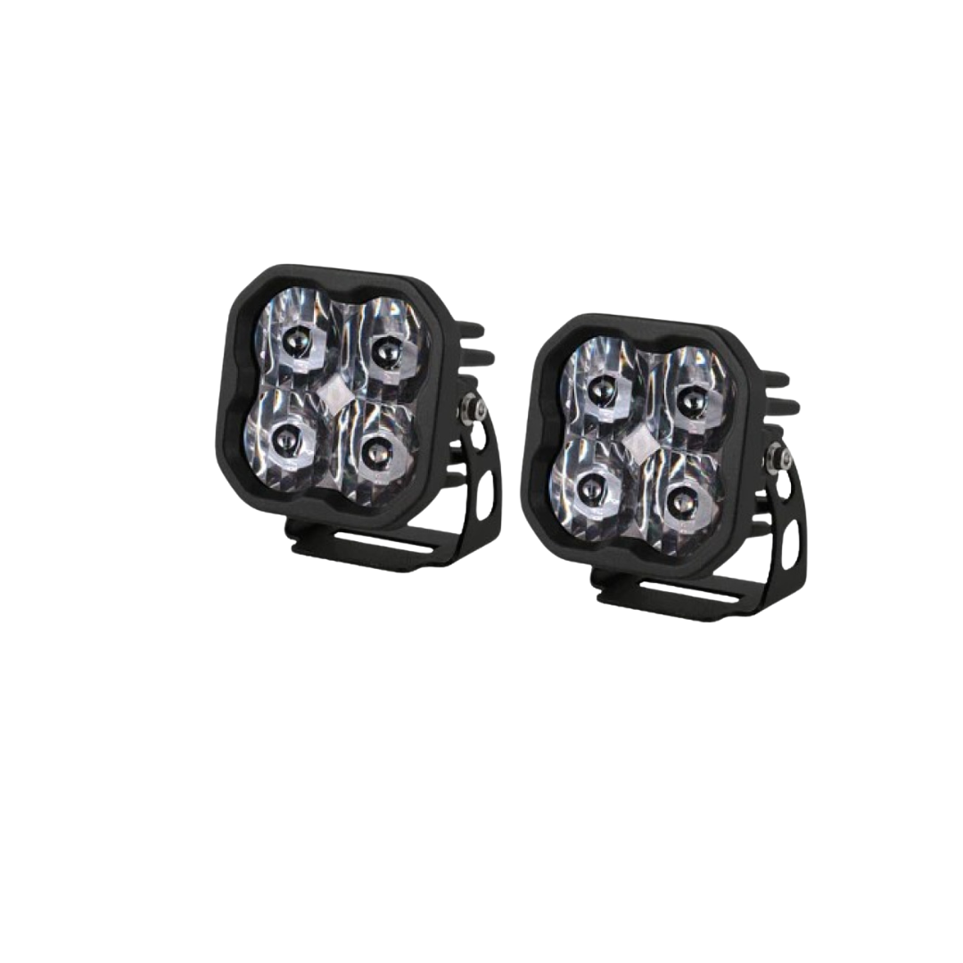 White Sport Backlit Led Stage Series 3" Pod (pair) Light - Diode Dynamics