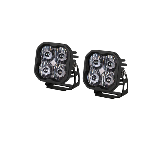 White Sport Backlit Led Stage Series 3" Pod (pair) Light - Diode Dynamics