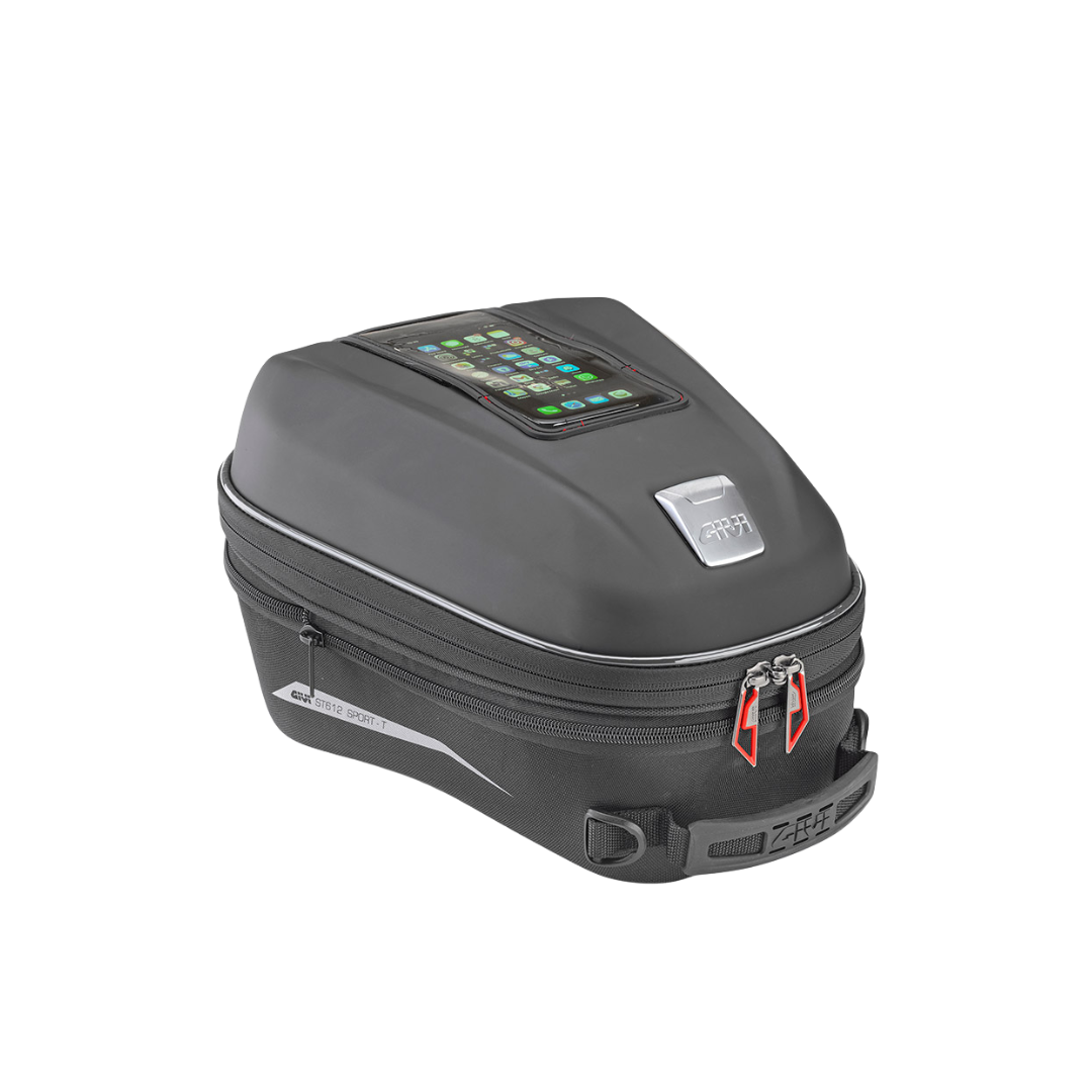 टैंक बैग टैंकलॉक एक्सपेंडेबल 15 लीटर - स्पोर्ट-टी रेंज - गिवी- ST612