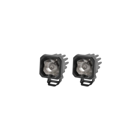 White Pro Backlit Led Stage Series C1" Pod (pair) Light - Diode Dynamics