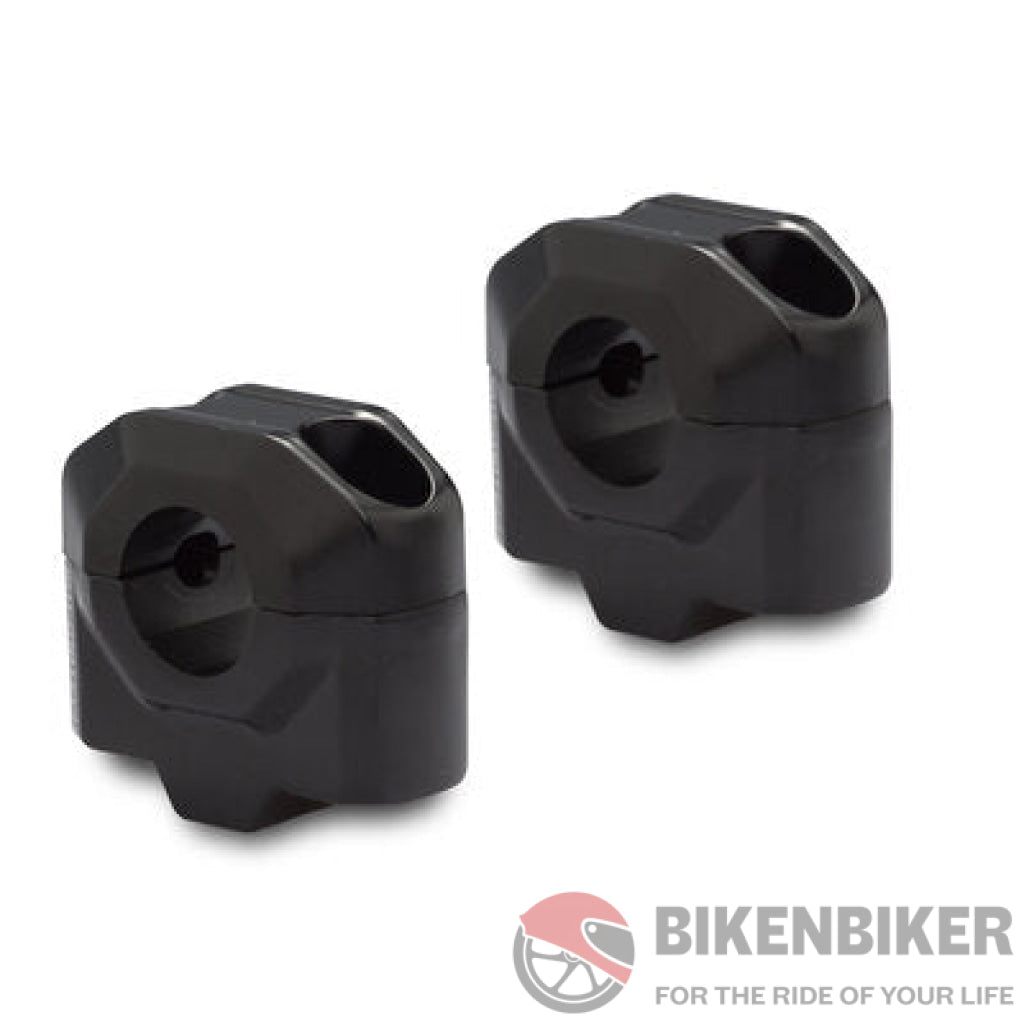 25Mm Risers For 22Mm Handlebars - Sw-Motech Black Handlebar