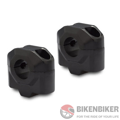 25Mm Risers For 22Mm Handlebars - Sw-Motech Black Handlebar
