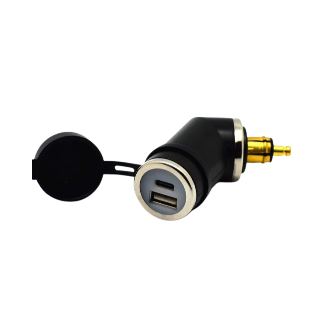 DIN (ಹೆಲ್ಲಾ) ನಿಂದ 36W PD USB-C + QC 3.0 (ANGLED) - ಕ್ಲಿಫ್ ಟಾಪ್ - TY-A2006