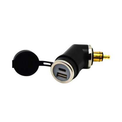 DIN (ಹೆಲ್ಲಾ) ನಿಂದ 36W PD USB-C + QC 3.0 (ANGLED) - ಕ್ಲಿಫ್ ಟಾಪ್ - TY-A2006