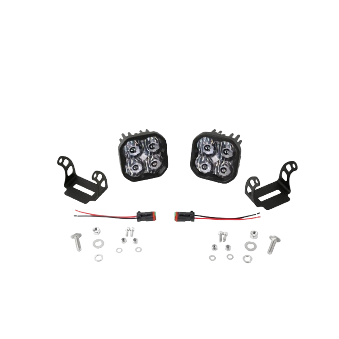 White Pro Led Stage Series 3"Pod (pair) Light - Diode Dynamics