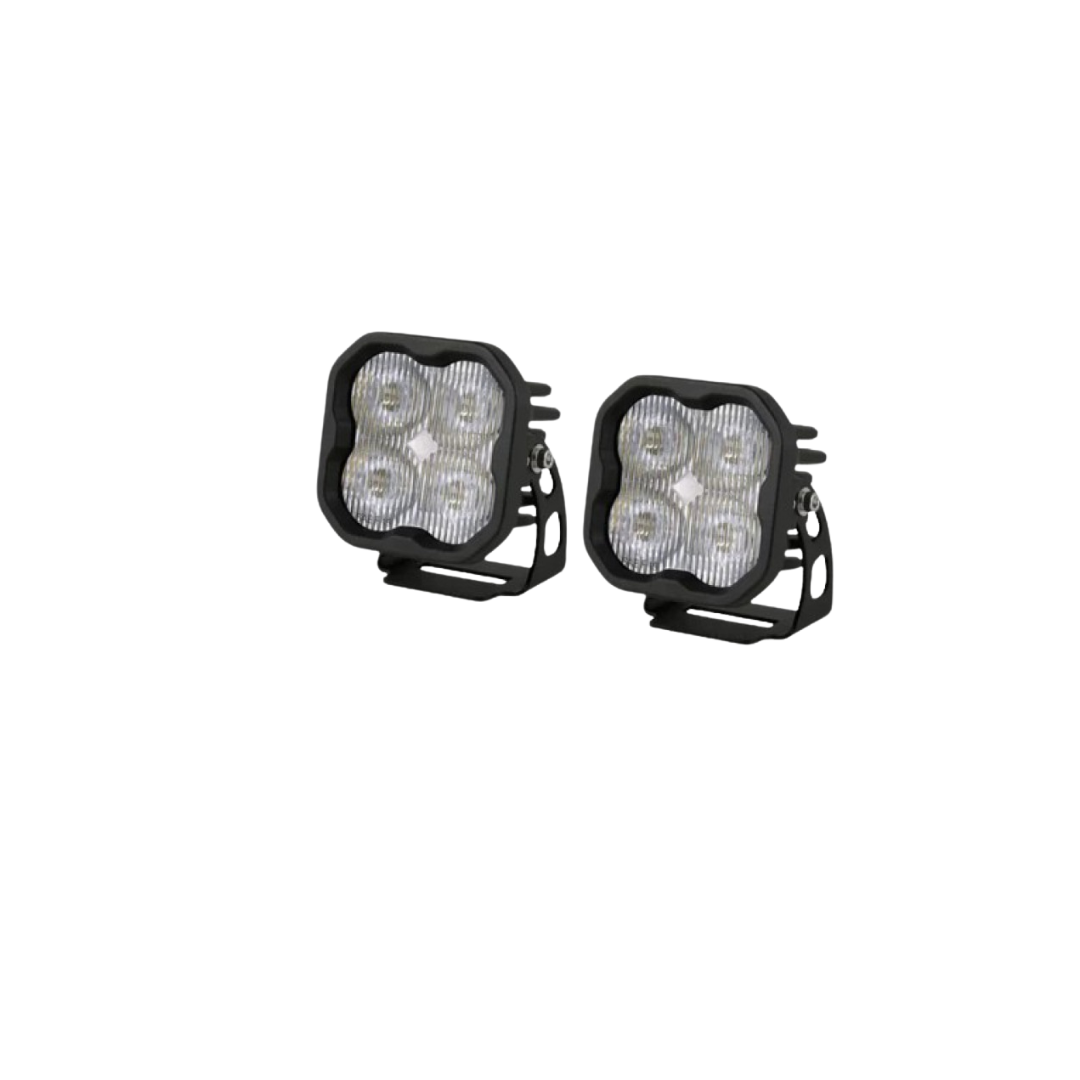White Sport Backlit Led Stage Series 3" Pod (pair) Light - Diode Dynamics