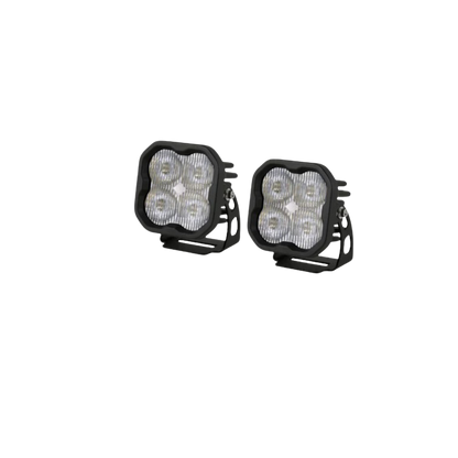 White Sport Backlit Led Stage Series 3" Pod (pair) Light - Diode Dynamics