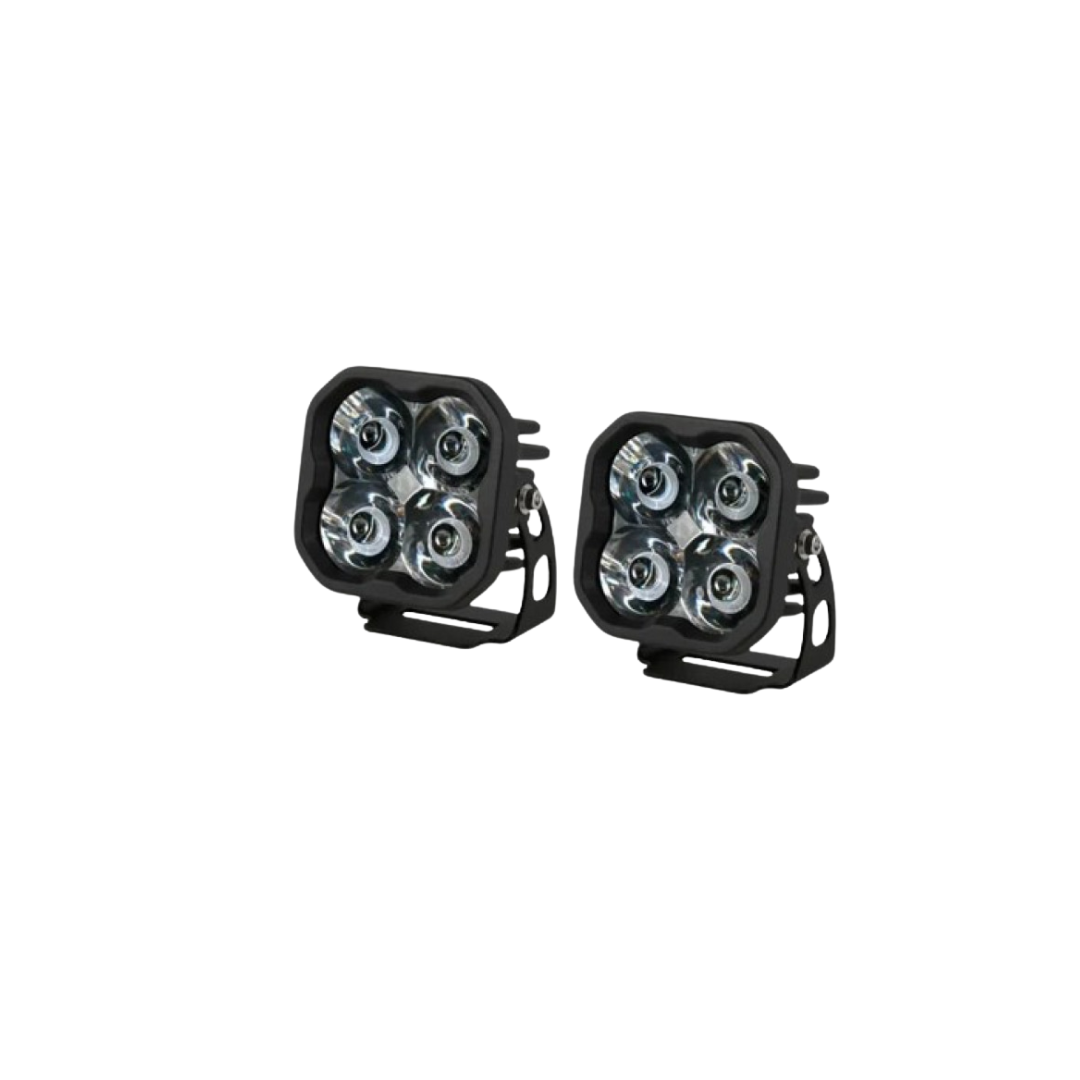 White Sport Backlit Led Stage Series 3" Pod (pair) Light - Diode Dynamics