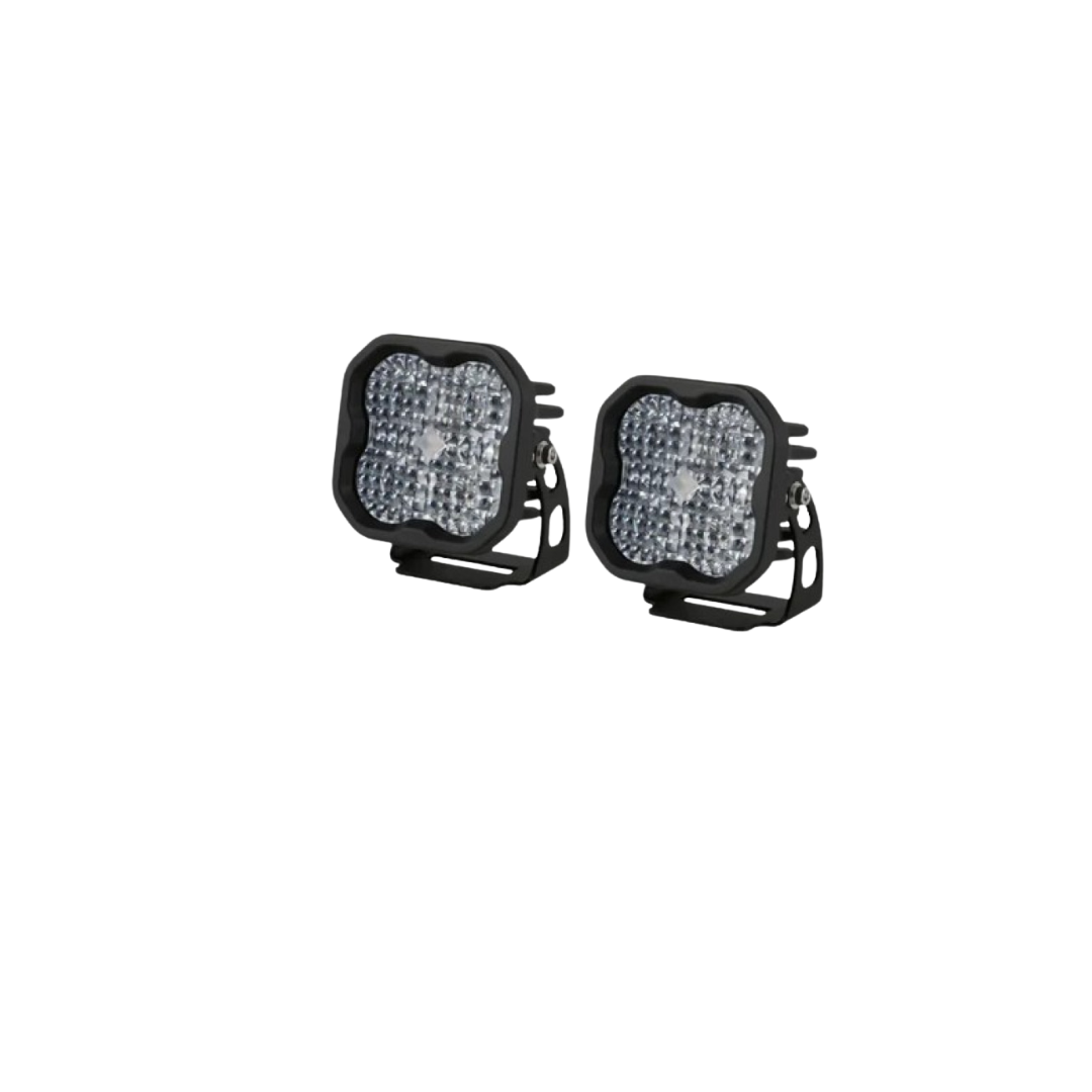 White Sport Backlit Led Stage Series 3" Pod (pair) Light - Diode Dynamics