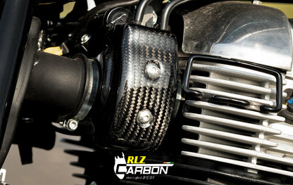 Carbon Fiber Manifold Covers for RE Interceptor 650 - RLZ Carbon