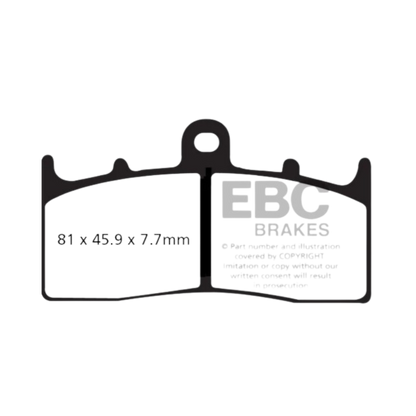 FA294HH ಸಂಪೂರ್ಣವಾಗಿ ಸಿಂಟರ್ ಮಾಡಿದ ಬ್ರೇಕ್ ಪ್ಯಾಡ್‌ಗಳು - EBC ಬ್ರೇಕ್‌ಗಳು